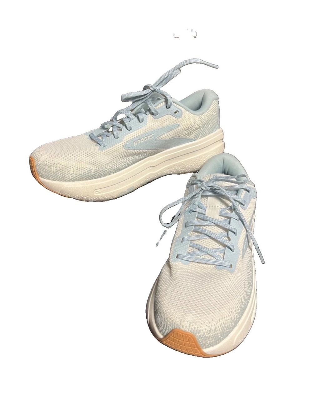 Brooks Women's Pale Blue and White Running Sneakers